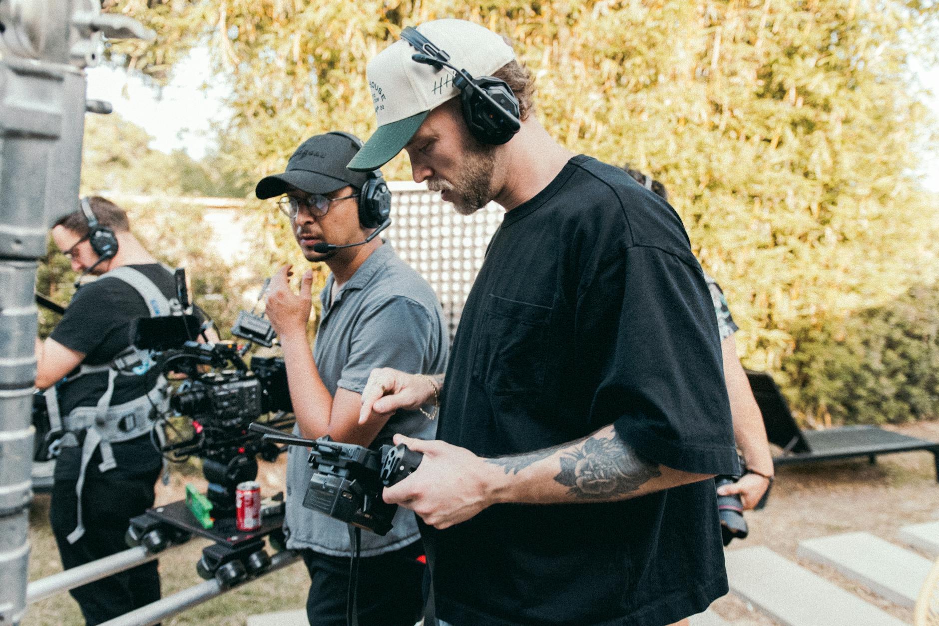 Commercial filming on location